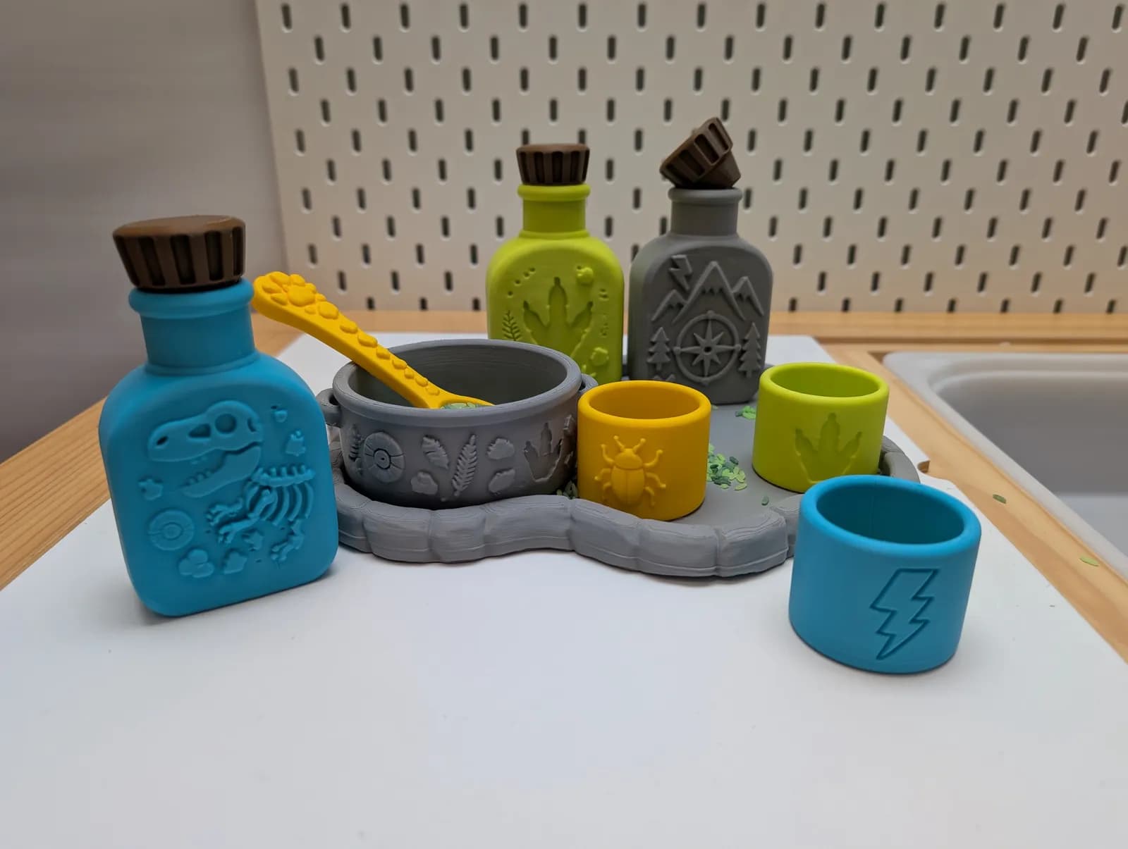 Kit de potions magiques – Thème dinosaures (Sky Prints) 5